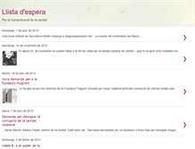 Tablet Screenshot of llistadespera.blogspot.com
