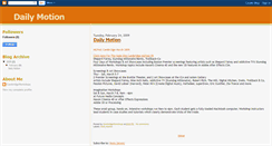 Desktop Screenshot of daily---motion.blogspot.com