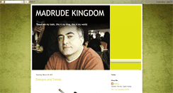 Desktop Screenshot of madrude-kingdom.blogspot.com