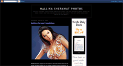 Desktop Screenshot of mallikasherawatphotos.blogspot.com