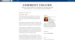 Desktop Screenshot of commentcolumn.blogspot.com