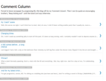 Tablet Screenshot of commentcolumn.blogspot.com