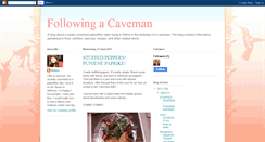 Desktop Screenshot of followingacaveman.blogspot.com