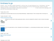 Tablet Screenshot of kindnesstogo.blogspot.com