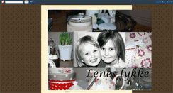 Desktop Screenshot of leneslykke.blogspot.com