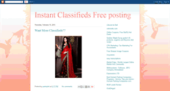 Desktop Screenshot of freeinstantclassifieds.blogspot.com