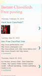 Mobile Screenshot of freeinstantclassifieds.blogspot.com