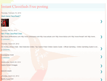 Tablet Screenshot of freeinstantclassifieds.blogspot.com