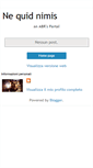 Mobile Screenshot of ne0quidnimis.blogspot.com