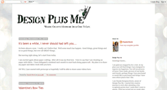 Desktop Screenshot of designplusme.blogspot.com