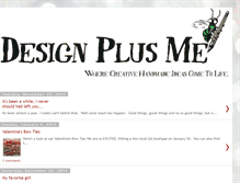 Tablet Screenshot of designplusme.blogspot.com