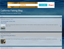 Tablet Screenshot of californiafishingblog.blogspot.com