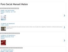 Tablet Screenshot of forosocialmanuelmateo.blogspot.com