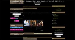 Desktop Screenshot of hindi--lyrics.blogspot.com