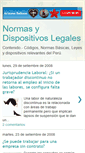 Mobile Screenshot of normasydispositivoslegales.blogspot.com