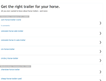 Tablet Screenshot of horsecars.blogspot.com