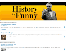 Tablet Screenshot of historyisfunny.blogspot.com