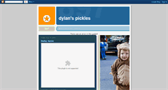 Desktop Screenshot of dylanpickle.blogspot.com