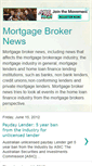 Mobile Screenshot of mortgage-broker-news.blogspot.com