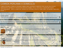Tablet Screenshot of comidaperuadomicilio.blogspot.com