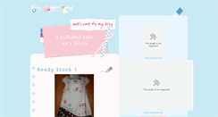 Desktop Screenshot of luvbabyfashion.blogspot.com