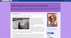 Desktop Screenshot of cawwomen.blogspot.com