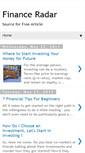 Mobile Screenshot of financeradar.blogspot.com