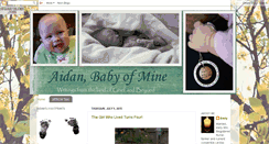 Desktop Screenshot of aidanbabyofmine.blogspot.com