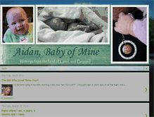 Tablet Screenshot of aidanbabyofmine.blogspot.com