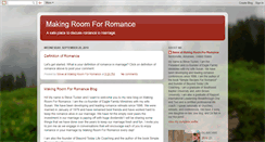 Desktop Screenshot of makingroomforromance.blogspot.com