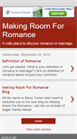 Mobile Screenshot of makingroomforromance.blogspot.com