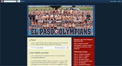 Desktop Screenshot of elpaso-olympians.blogspot.com