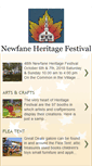 Mobile Screenshot of newfaneheritagefestival.blogspot.com