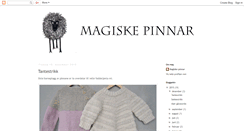 Desktop Screenshot of magiskepinnar.blogspot.com