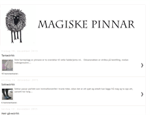 Tablet Screenshot of magiskepinnar.blogspot.com