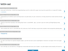 Tablet Screenshot of lettin-out.blogspot.com
