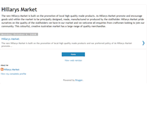 Tablet Screenshot of hillarysmarket.blogspot.com