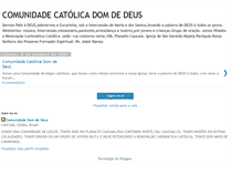 Tablet Screenshot of comunidadedomdedeus.blogspot.com