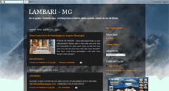 Desktop Screenshot of lambari-mg.blogspot.com