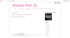 Desktop Screenshot of melissabethdesigns.blogspot.com