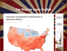 Tablet Screenshot of fun-ways-english.blogspot.com