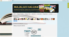 Desktop Screenshot of majalah-haluan.blogspot.com