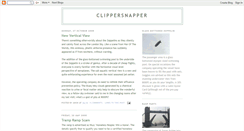 Desktop Screenshot of clippersnapper.blogspot.com