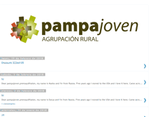 Tablet Screenshot of pampajoven.blogspot.com