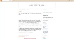 Desktop Screenshot of grouchyfrog.blogspot.com