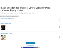 Tablet Screenshot of labradordogpics.blogspot.com