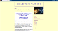 Desktop Screenshot of bibliotecaalcyone.blogspot.com