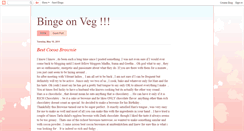 Desktop Screenshot of bingeonveg.blogspot.com