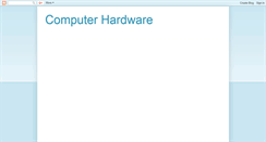Desktop Screenshot of hardware-world.blogspot.com