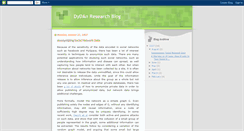 Desktop Screenshot of dydan-research.blogspot.com